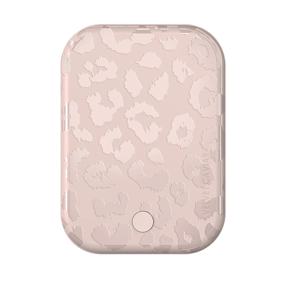 Nude Leopard Portable MagSafe Charger Power Pack