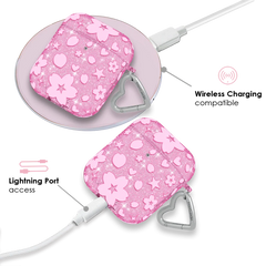 Cherry Blossom Glitter AirPod Case