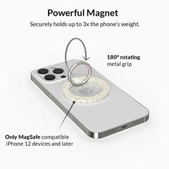 Stone Leopard MagSafe Grip Ring