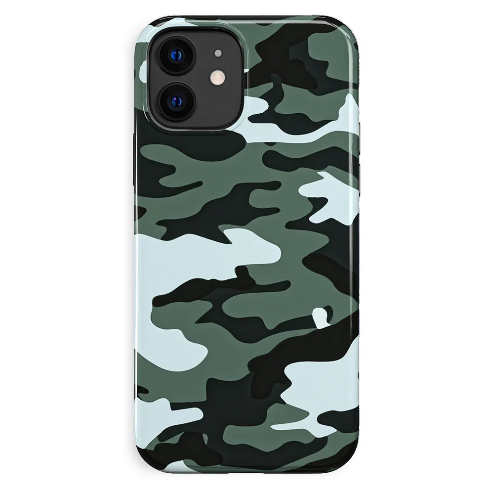 Green Camo iPhone Case
