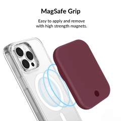 Burgundy 1990 Portable MagSafe Charger Power Pack