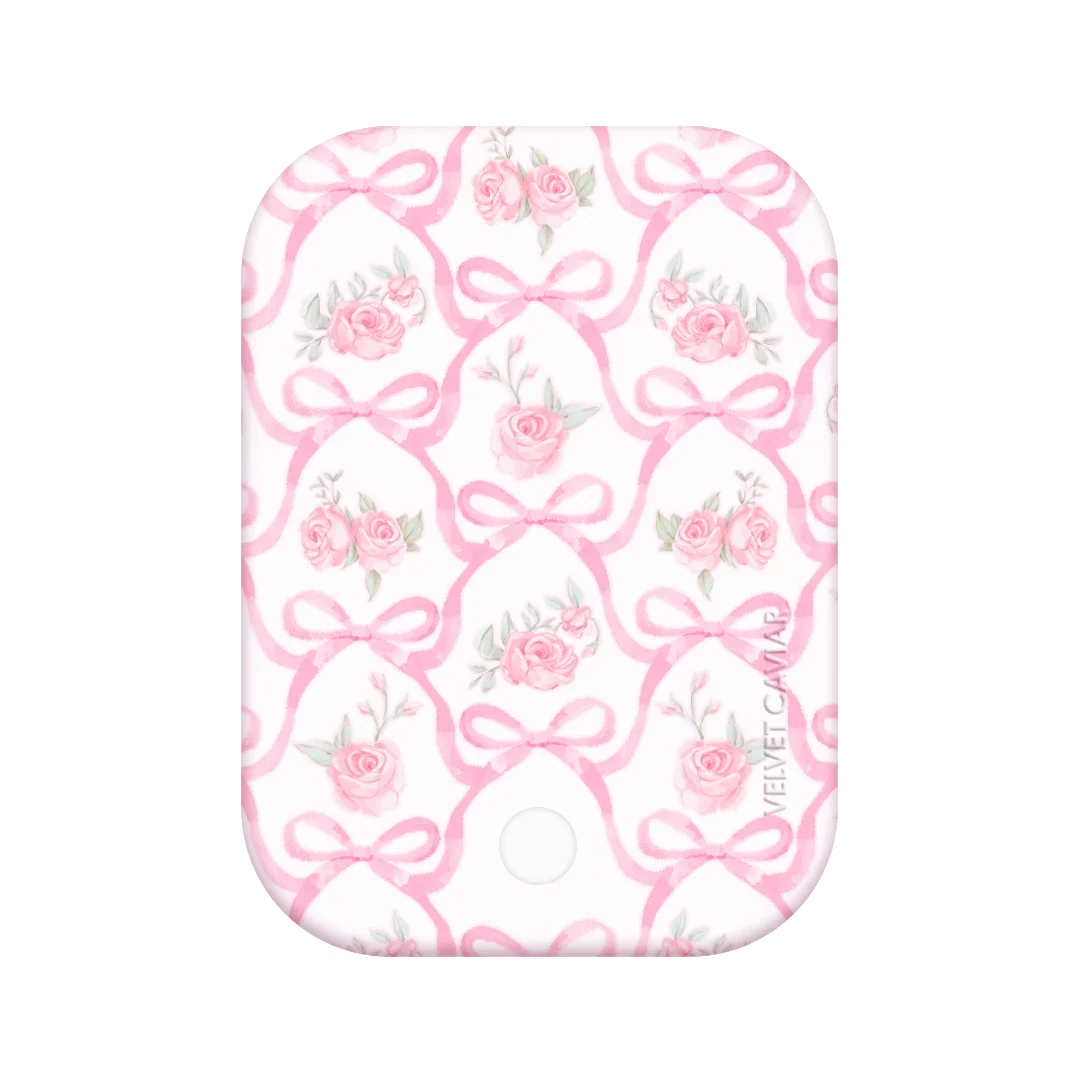 Lovely Pink Bows Portable MagSafe Charger Power Pack