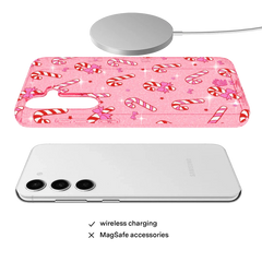 Pink Peppermint Princess Samsung Case