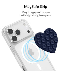 Admiral Navy Heart MagSafe MightyGrip