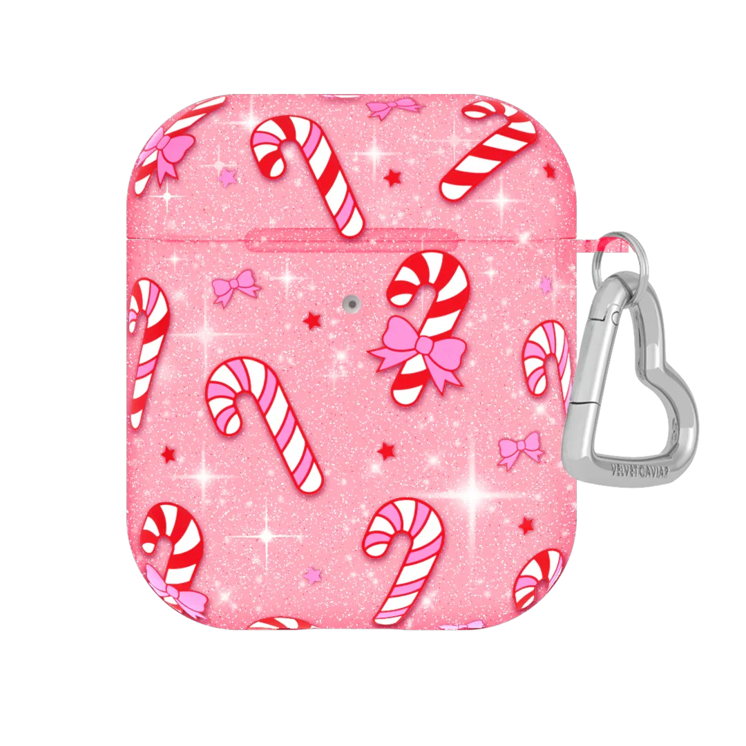 Pink Peppermint Princess AirPod Case