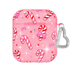 Pink Peppermint Princess AirPod Case