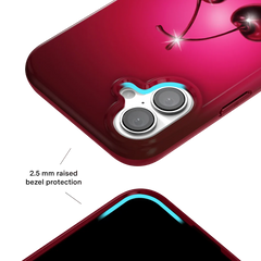 Black Cherry Crystal iPhone Case