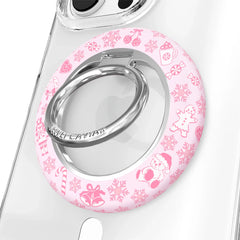 Pink Christmas MagSafe Grip Ring