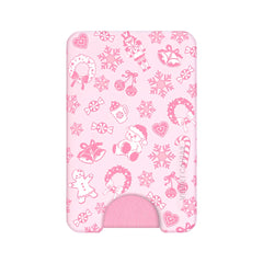 Pink Christmas MagSafe Wallet