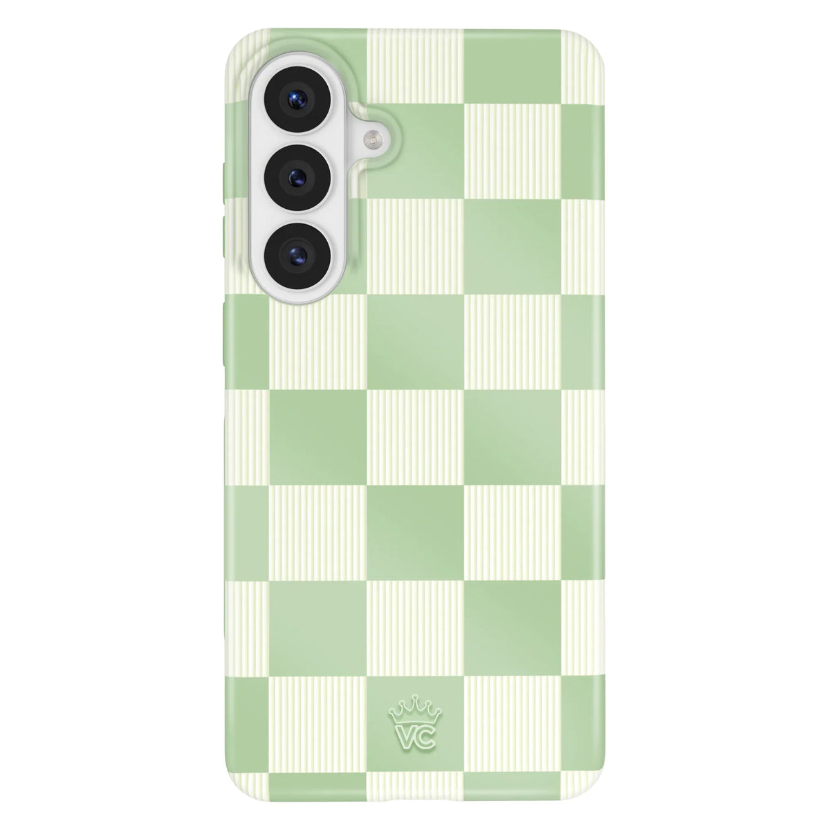Pistachio Vibe Checkered Samsung Case