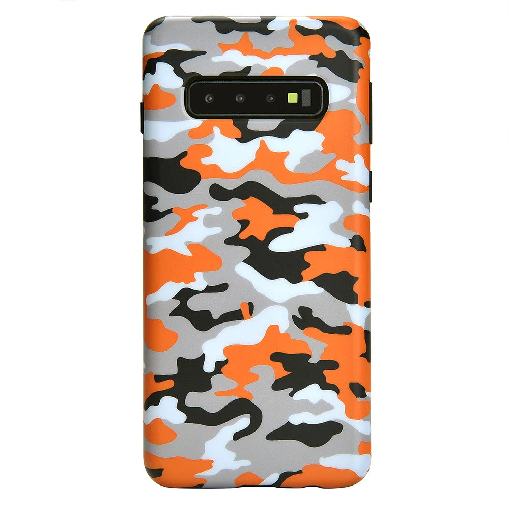 Orange Camo Samsung Galaxy Case