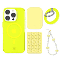 Neon Yellow iPhone Bundle Set - Grip