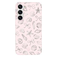 Pink Coastal Seashells Samsung Case