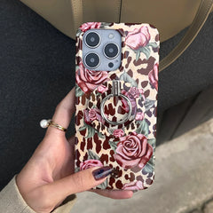 Rosy Leopard MagSafe Grip Ring