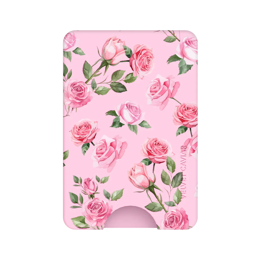 Baby Pink Roses MagSafe Wallet