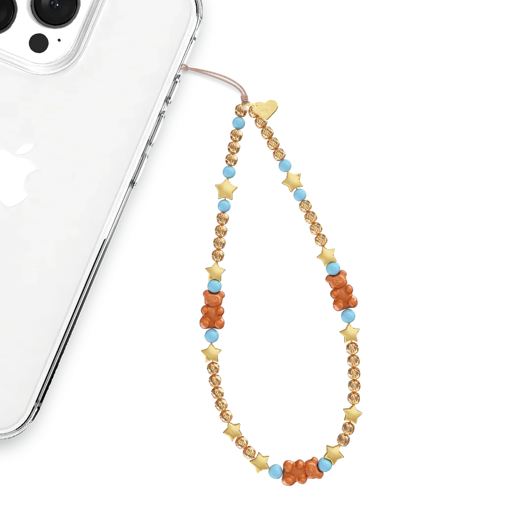 Cowboy Teddy Phone Charm