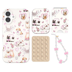 Puppies and Kittens iPhone Bundle Set - Wallet