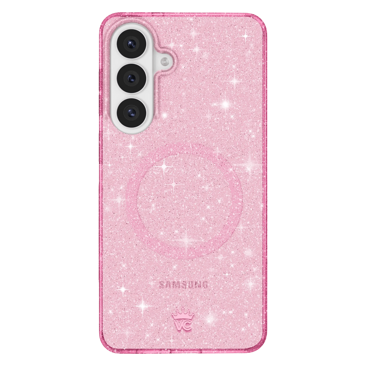 Pink Stardust Glitter Samsung Case