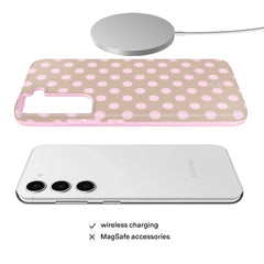 Brown Sugar Polka Dot Samsung Case