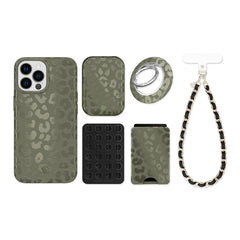 Olive Leopard iPhone Bundle Set