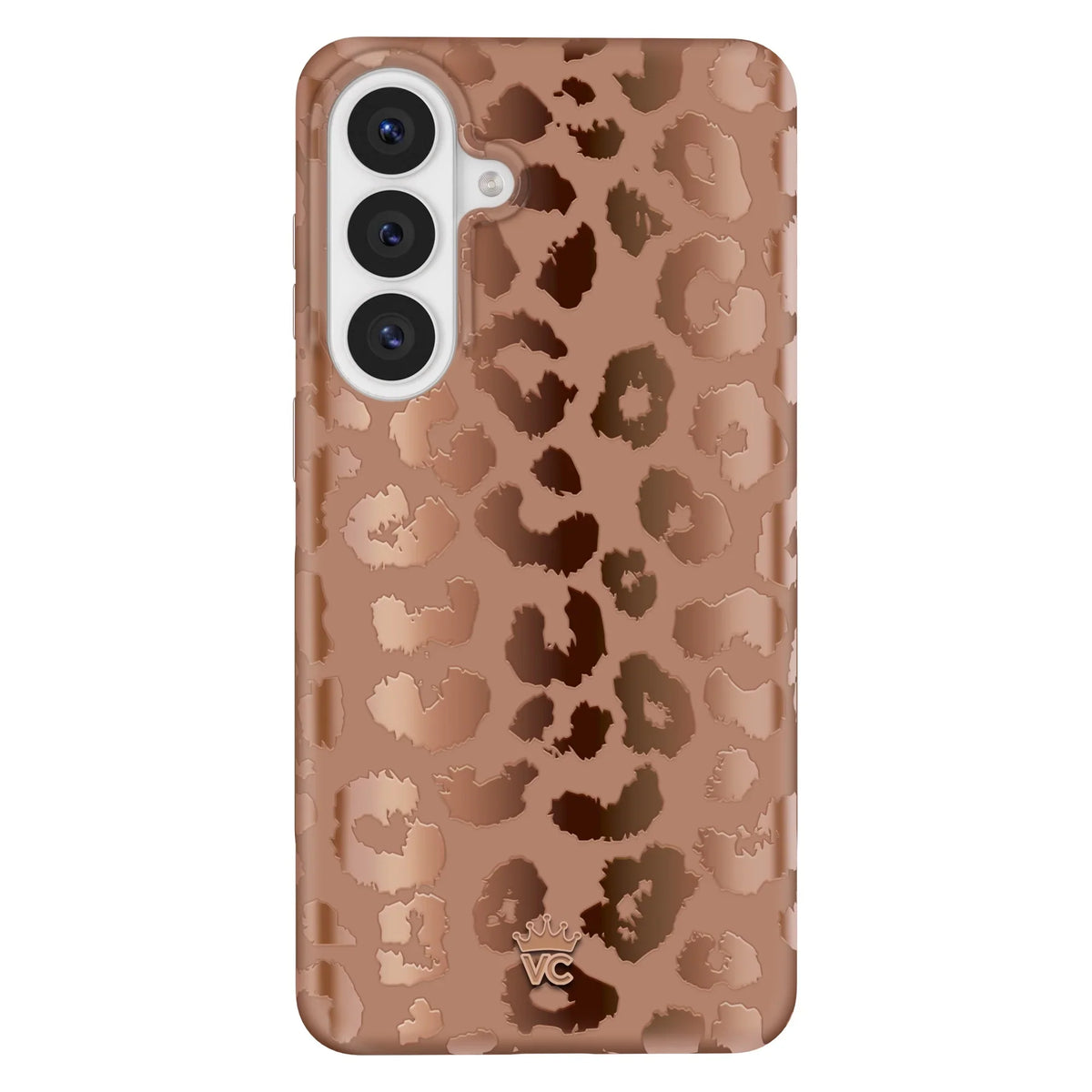 Bronze Chrome Leopard Samsung Case
