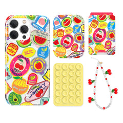 Juicy Fruits iPhone Bundle Set - Wallet