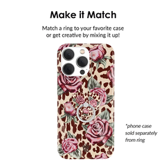 Rosy Leopard Phone Ring