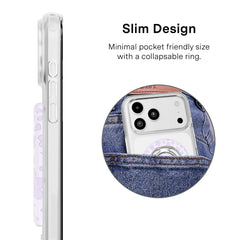 Lavender Cherry Blossom MagSafe Grip Ring