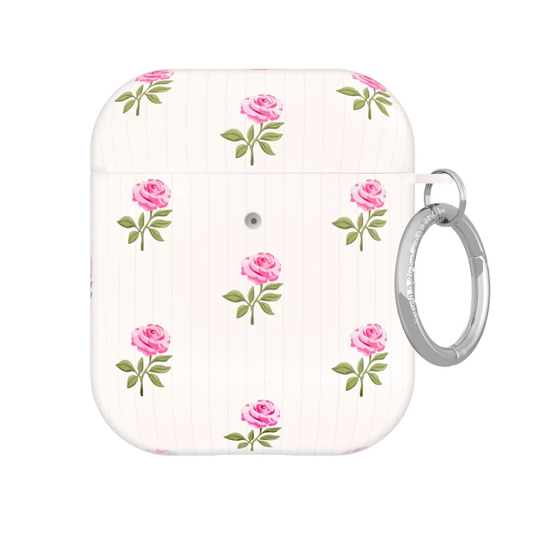 Pink Peony Floral AirPod Case