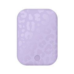 Lilac Leopard Portable MagSafe Charger Power Pack