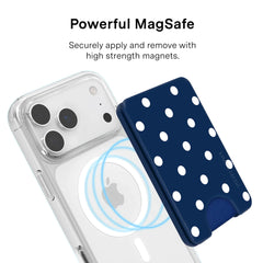 Midnight Polka Dot MagSafe Wallet