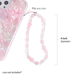 Rose Quartz Phone Charm