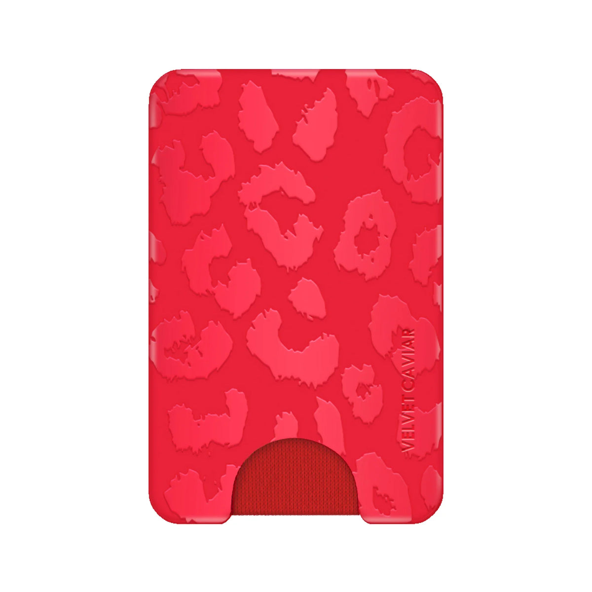 Red Leopard MagSafe Wallet