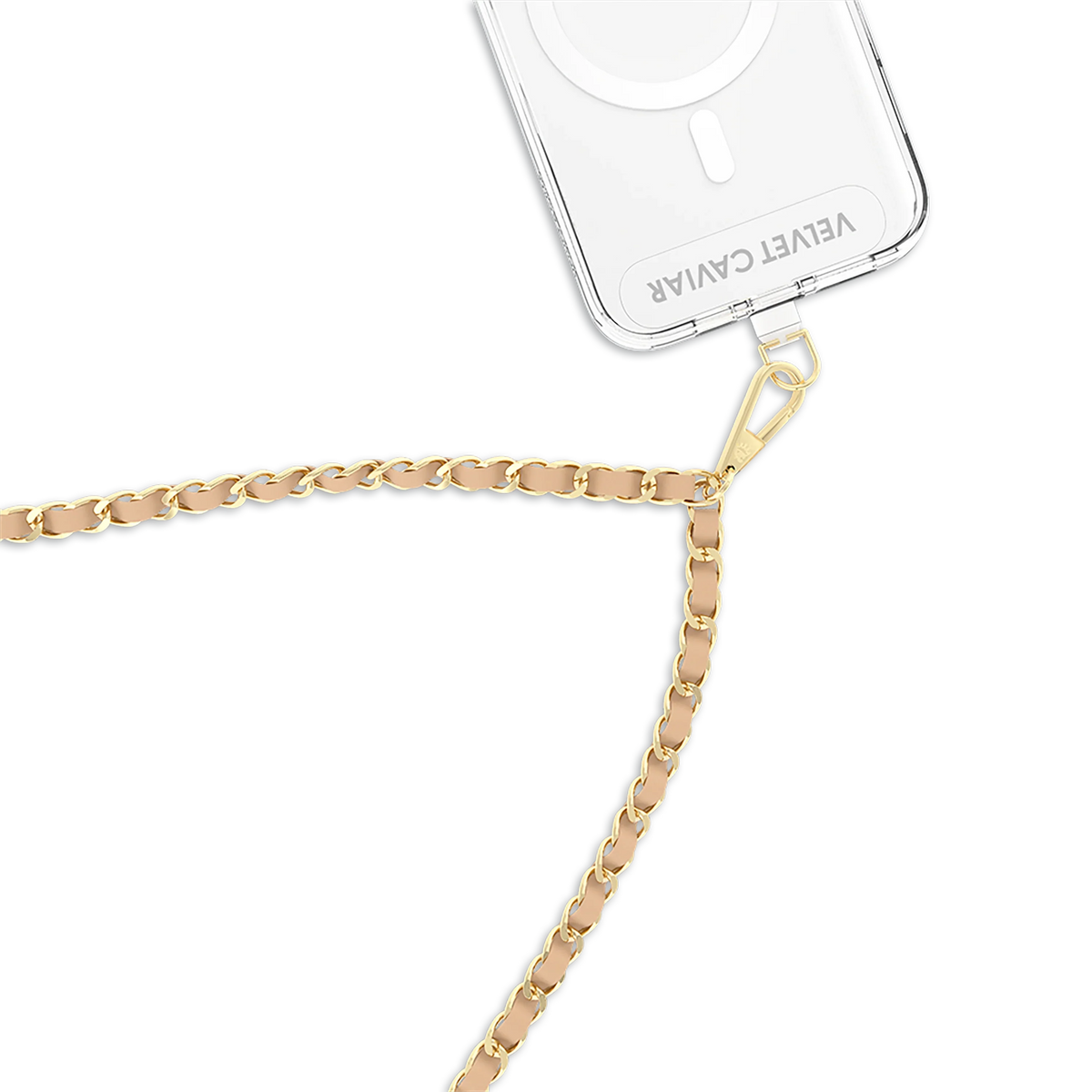 Nude Chain Phone Crossbody Strap