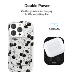 Cherry Noir Portable MagSafe Charger Power Pack