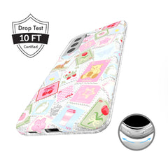Spring Whimsy Stamps Glitter Samsung Case