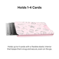 Pink Coastal Seashells MagSafe Wallet