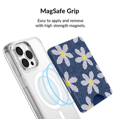 Denim Daisy MagSafe Wallet