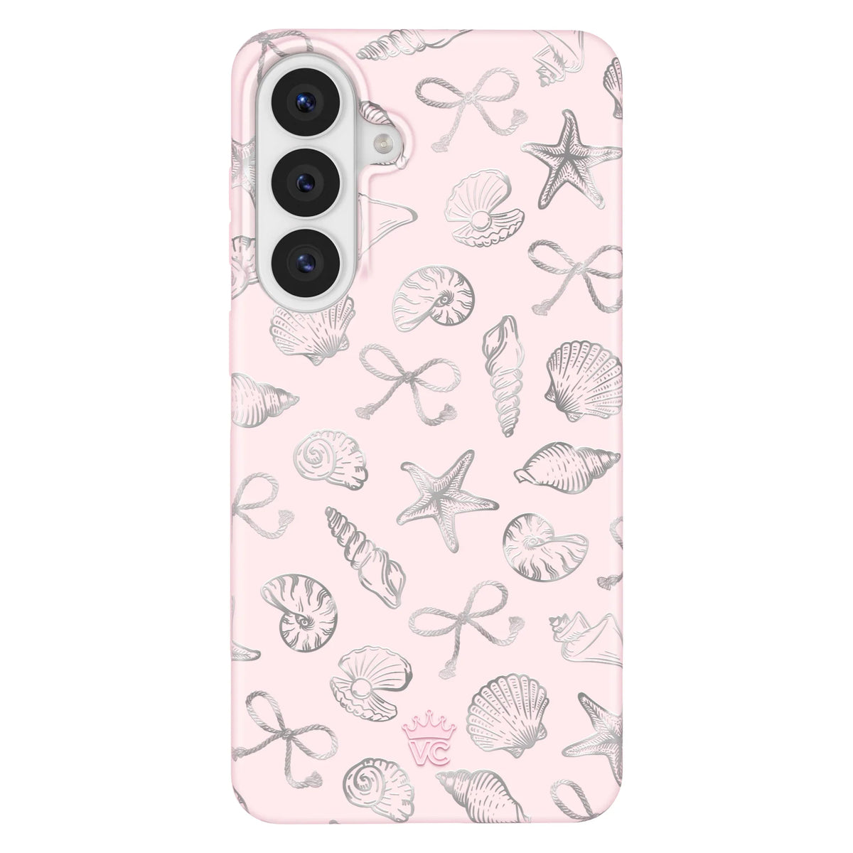 Pink Coastal Seashells Samsung Case