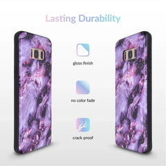 Purple Stone Marble Samsung Galaxy Case
