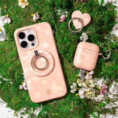 Peach Blossom Floral AirPod Case