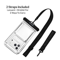 Silver Holo Waterproof Floating Phone Pouch