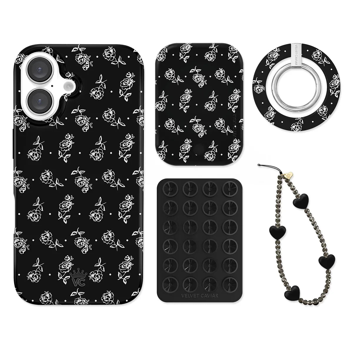 Vintage Roses iPhone Bundle Set - Grip