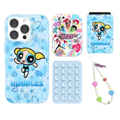 The Powerpuff Girls Bubbles iPhone Bundle Set - Wallet