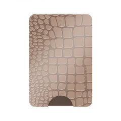 Khaki Croc MagSafe Wallet