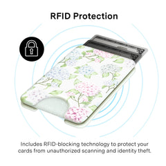 Hydrangea Floral MagSafe Wallet