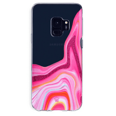 Pink Geode Glitter Samsung Case