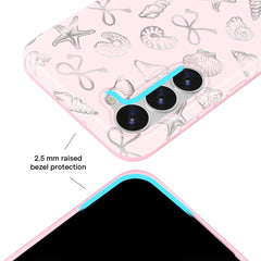 Pink Coastal Seashells Samsung Case