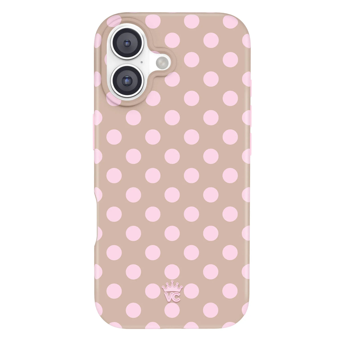 Brown Sugar Polka Dot iPhone Case