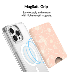 Peach Blossom Magsafe Wallet